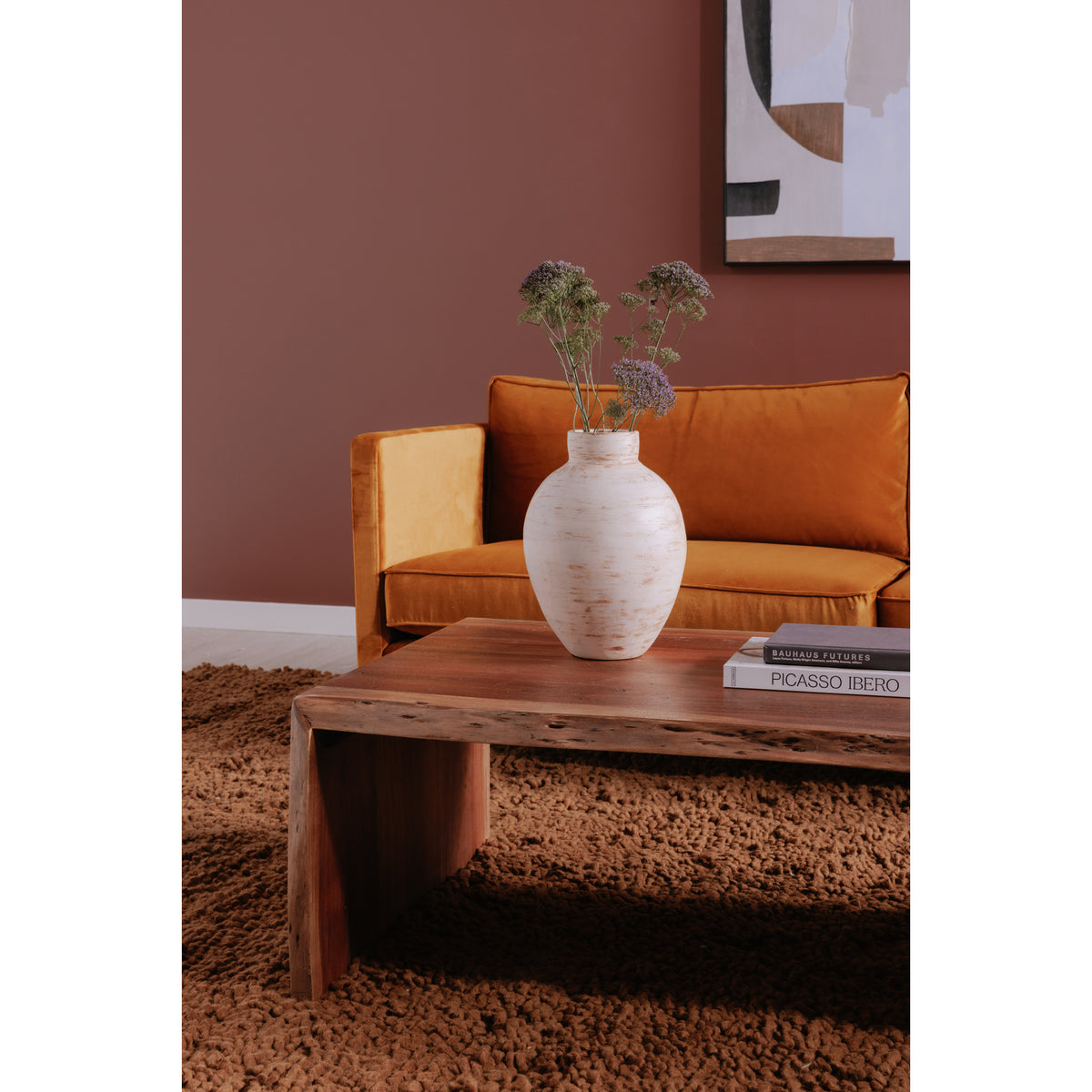 Tyrell Coffee Table Natural Stain by Moe's Home