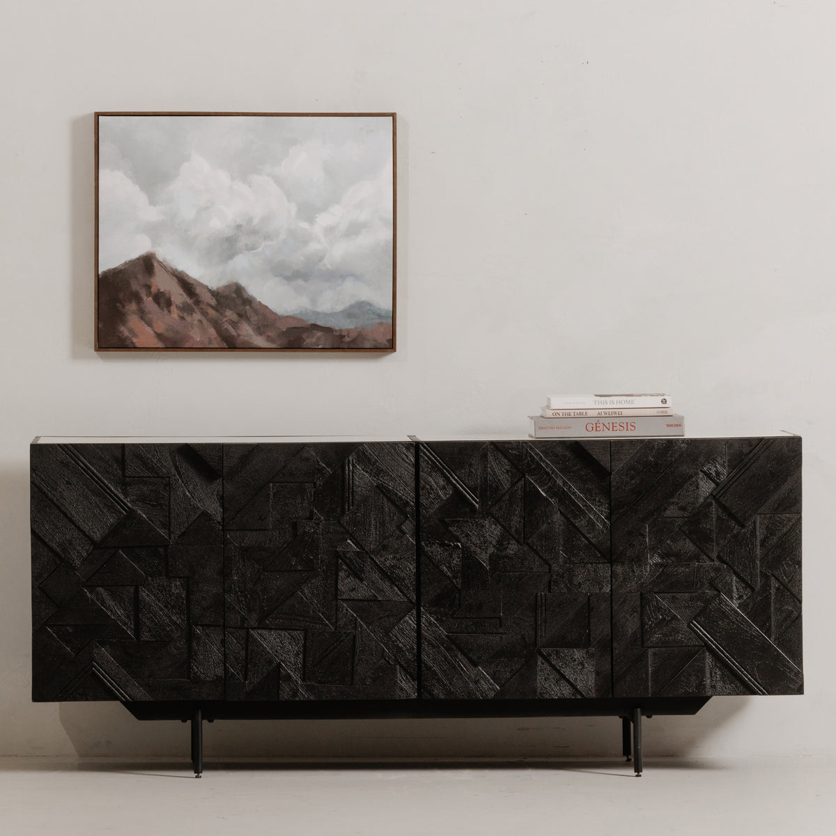 Kattan Sideboard Black by Moe's Home