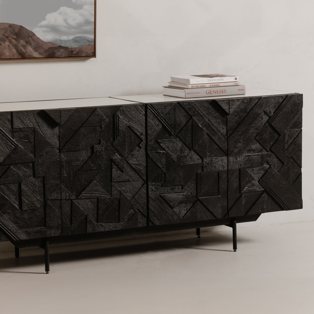 Kattan Sideboard Black by Moe's Home