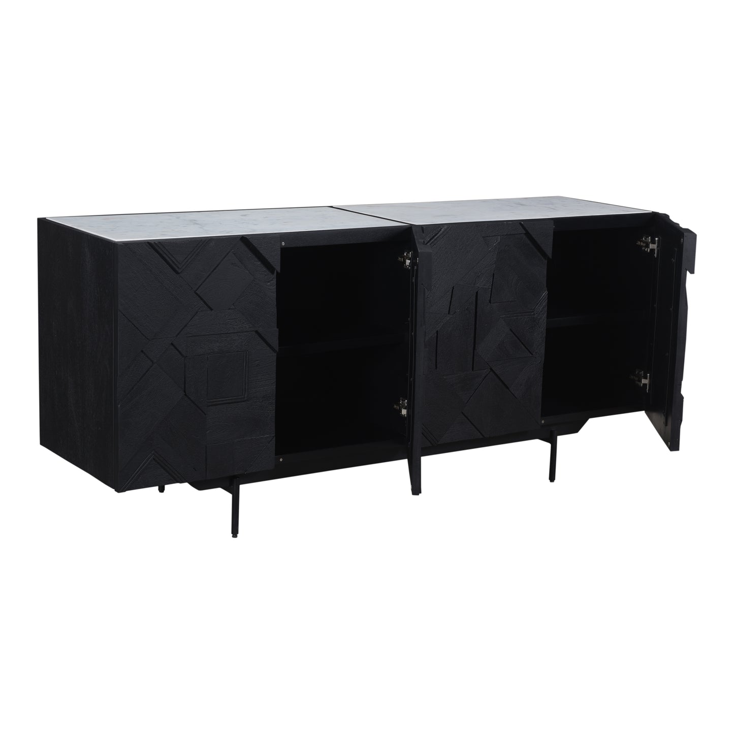 Kattan Sideboard Black by Moe's Home