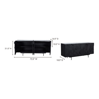 Kattan Sideboard Black