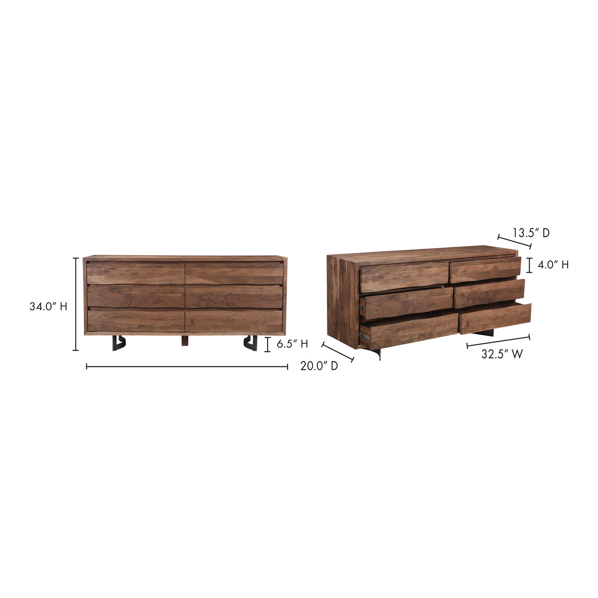 Bent Dresser by Moe's Home