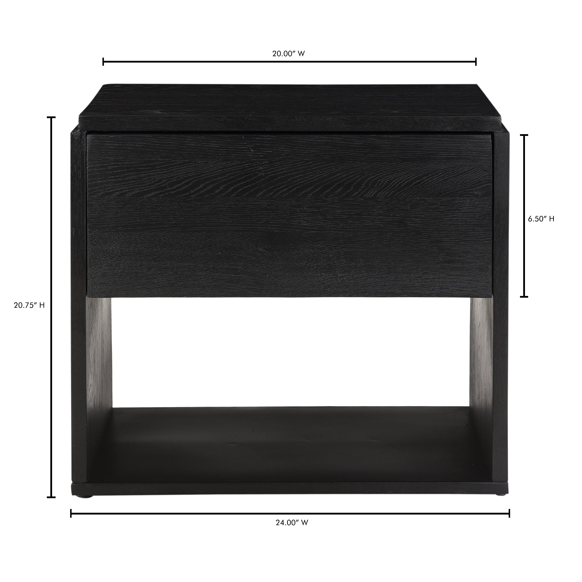 Quinton Nightstand Black