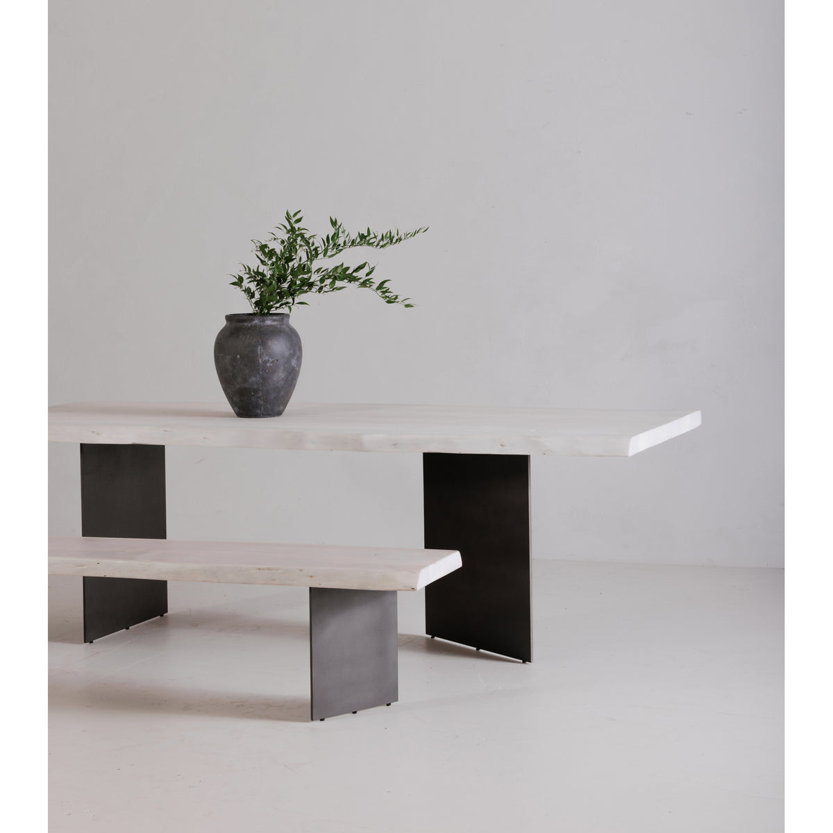 Solid Acacia Wood Dining Bench by Moe's Home