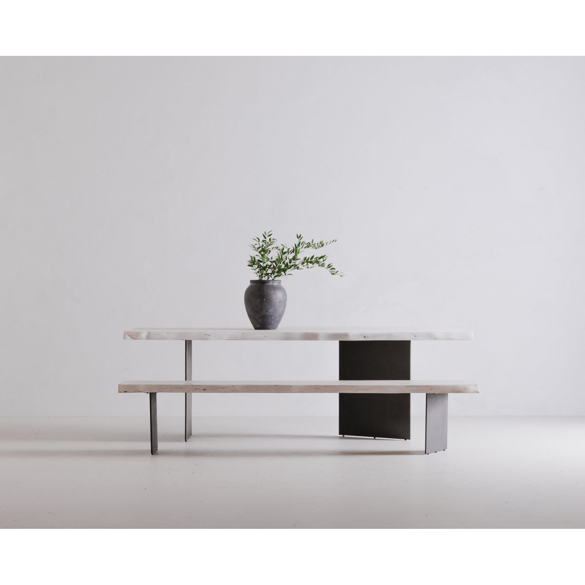 Solid Acacia Wood Dining Bench by Moe's Home