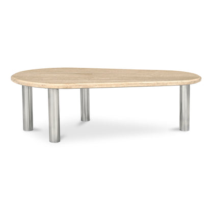 Fia Coffee Table Travertine | Beige