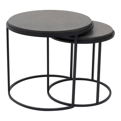 Roost Nesting Tables Black Set Of 2 | Black