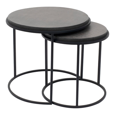 Roost Nesting Tables Black Set Of 2 by Moe's Home
