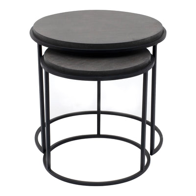 Roost Nesting Tables Black Set Of 2 by Moe's Home