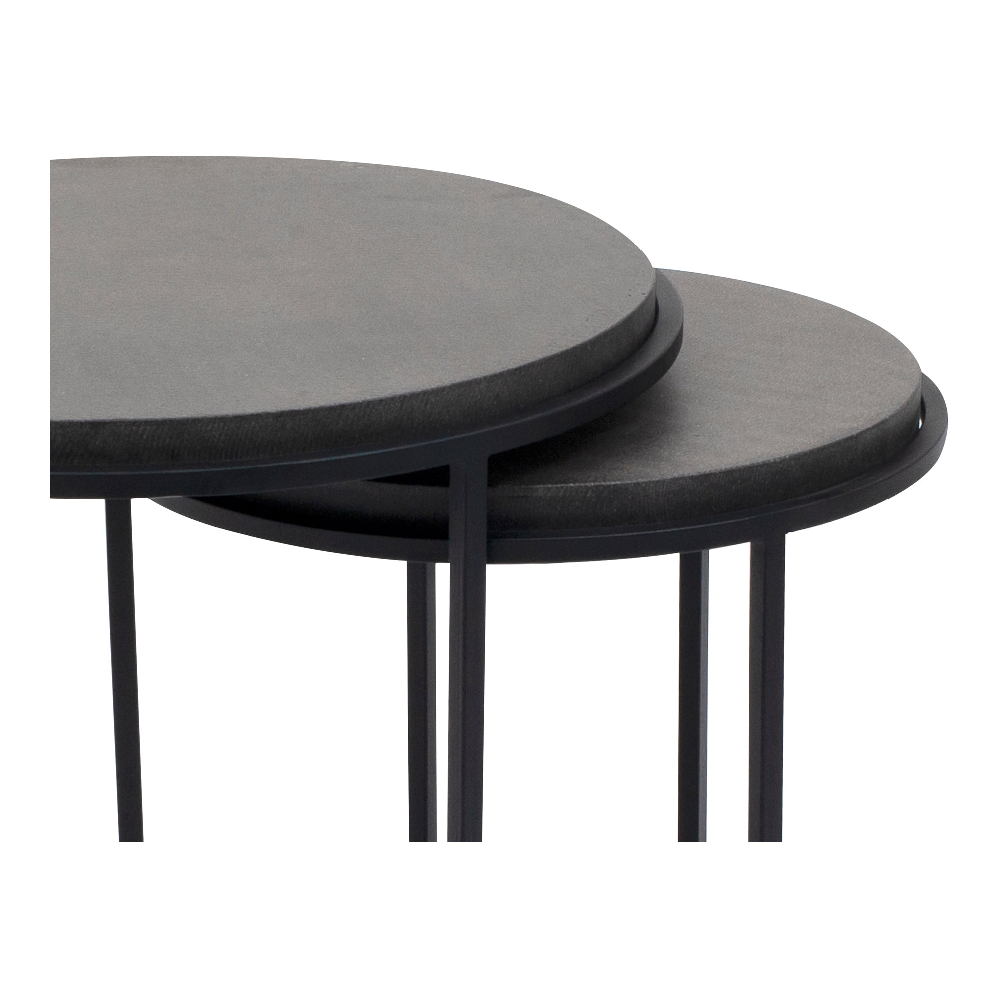 Roost Nesting Tables Black Set Of 2