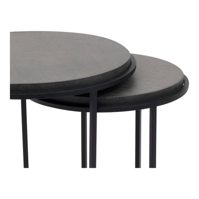 Roost Nesting Tables Black Set Of 2 by Moe's Home