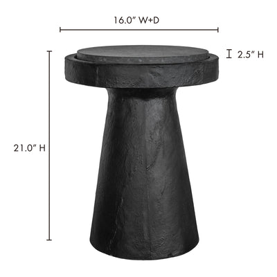 Book Accent Table Black by Moe's Home
