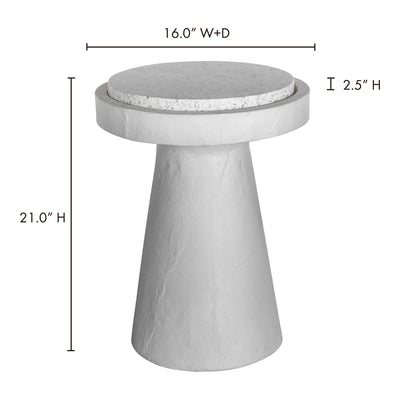 Book Accent Table White by Moe's Home