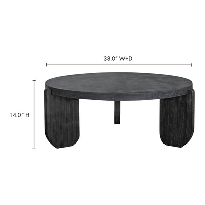 Wunder Coffee Table Black by Moe's Home