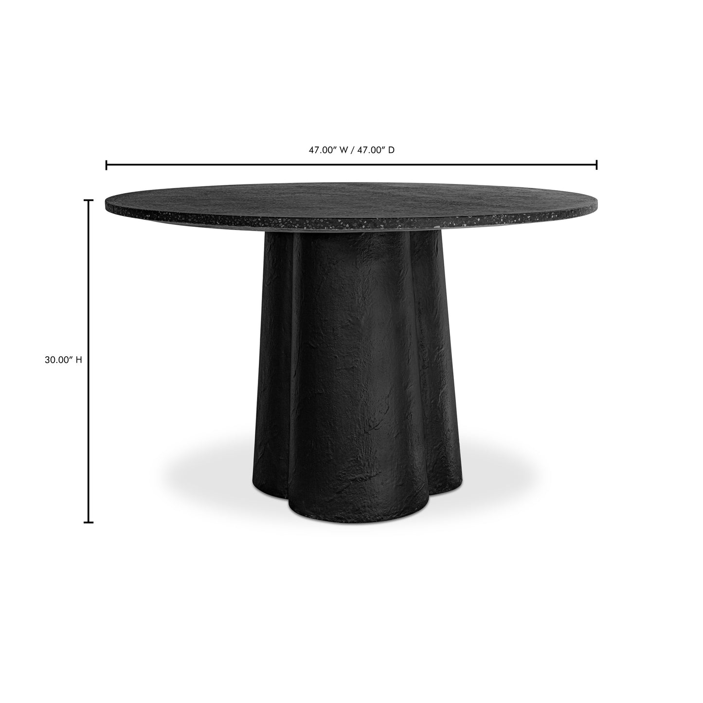Mono Dining Table Black by Moe's Home