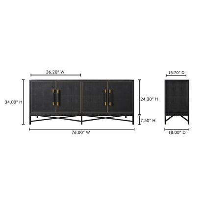 Mako Sideboard Black