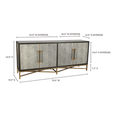 Mako Sideboard Small by Moe's Home