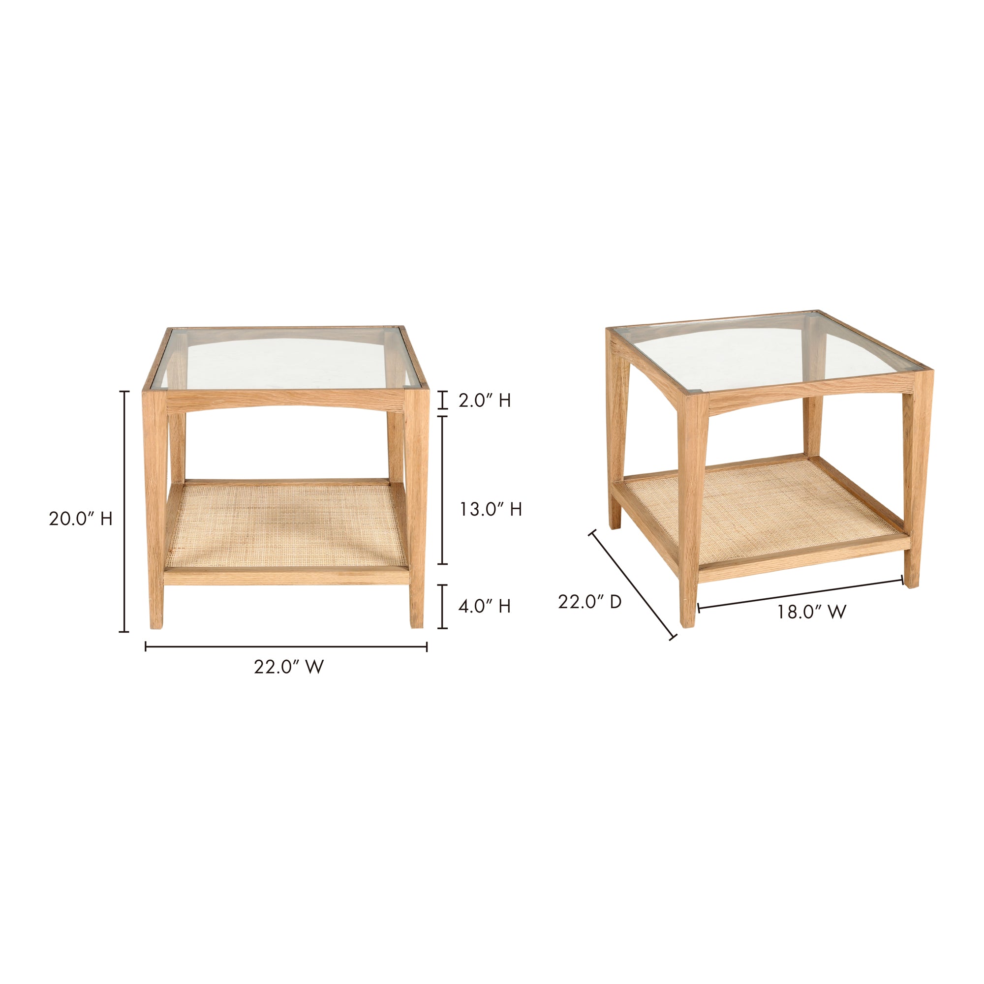 Harrington Side Table Natural