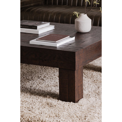 Evander Coffee Table Rustic Brown by Moe's Home
