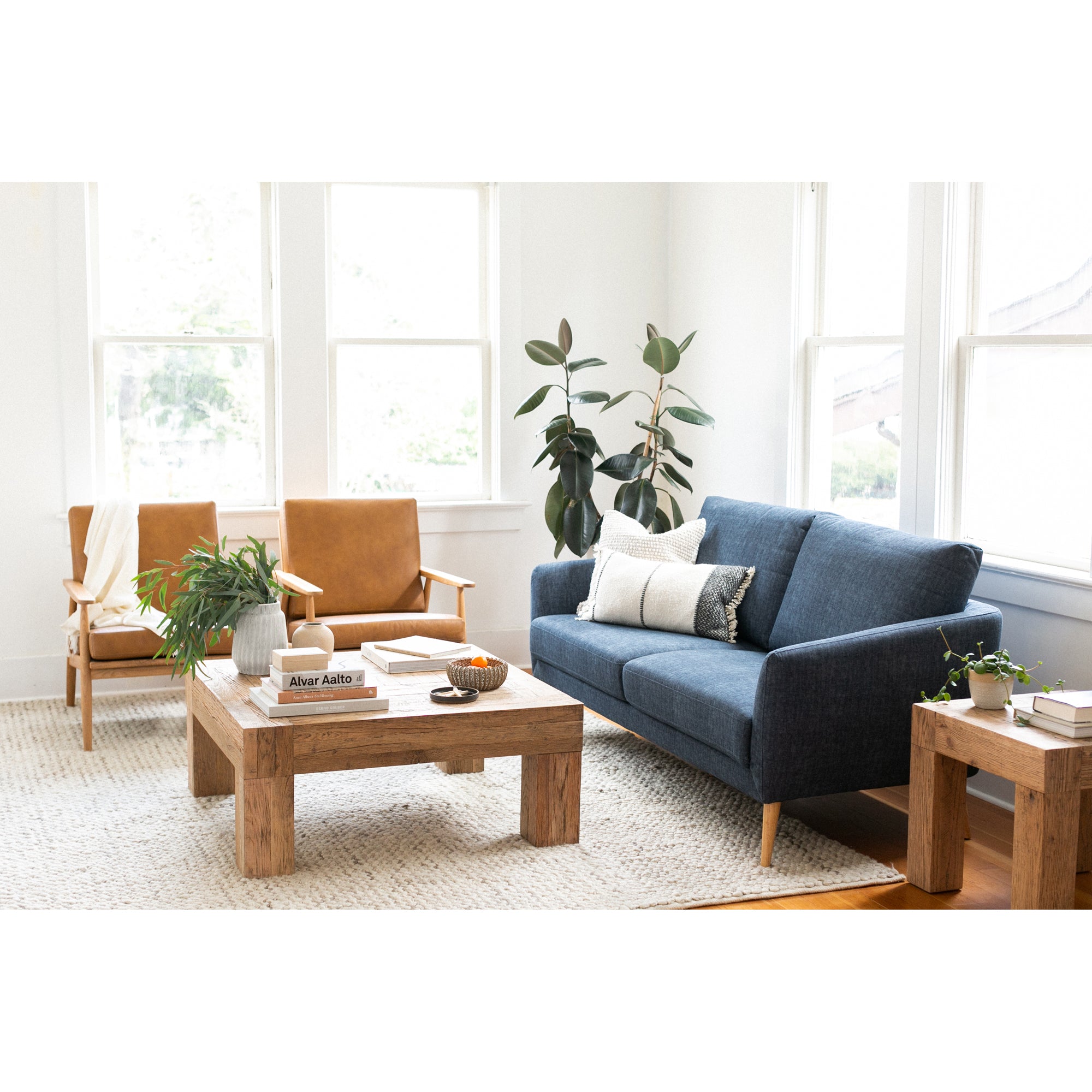 Evander Coffee Table Aged Oak