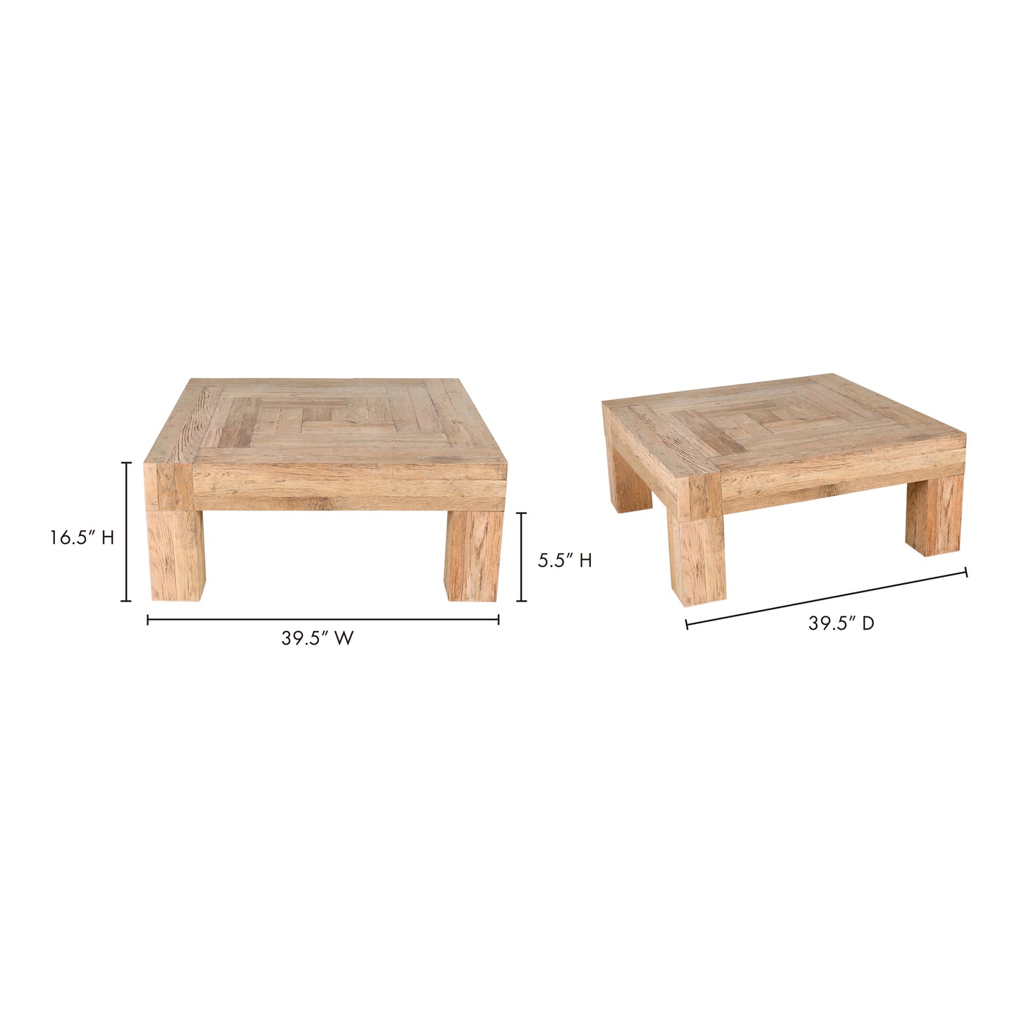 Evander Coffee Table Natural by Moe's Home