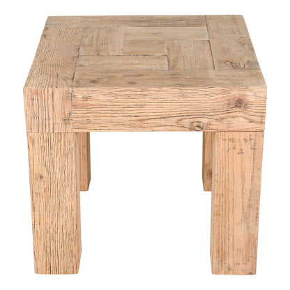 Evander Side Table Aged Oak | Natural