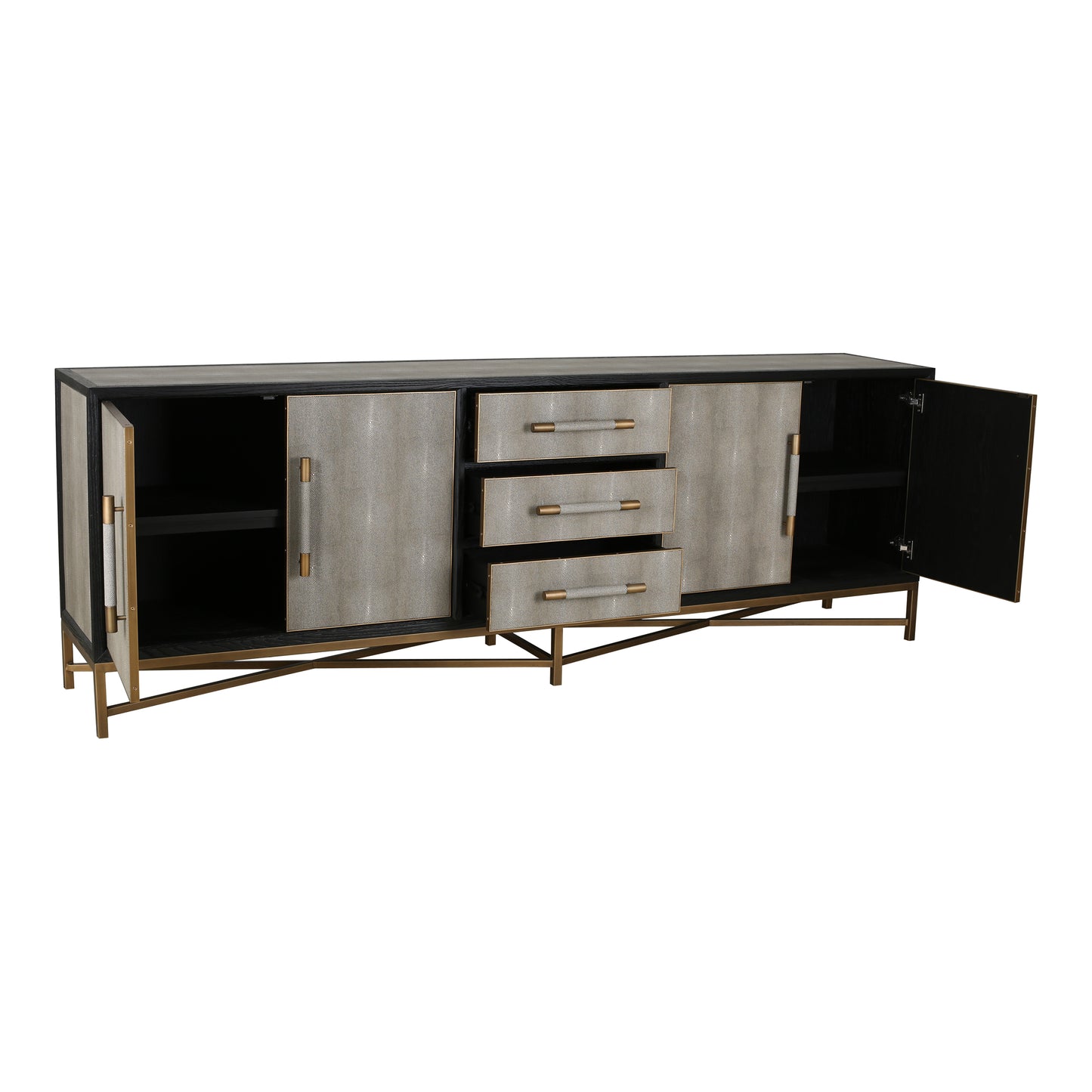 Mako Sideboard Large Grey by Moe's Home