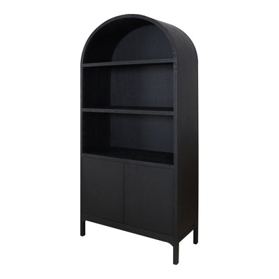Wilde Display Cabinet Black Oak