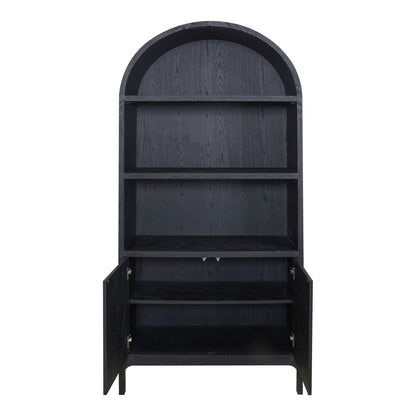 Wilde Display Cabinet Black Oak