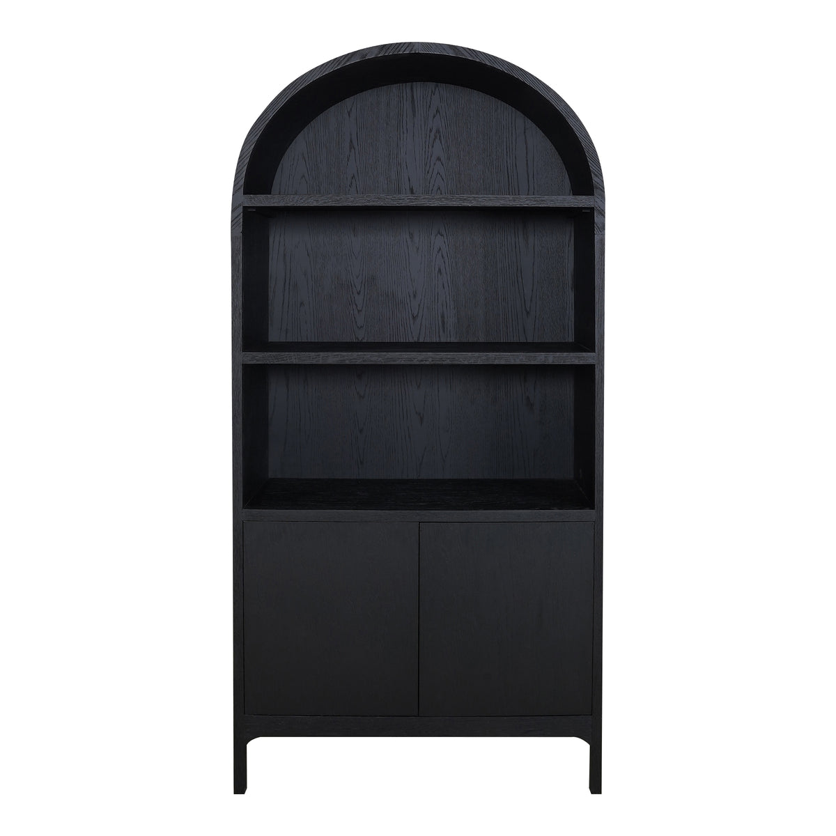 Wilde Display Cabinet Black Oak | Black