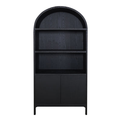 Wilde Display Cabinet Black Oak | Black