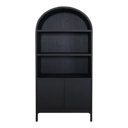 Wilde Display Cabinet Black Oak | Black