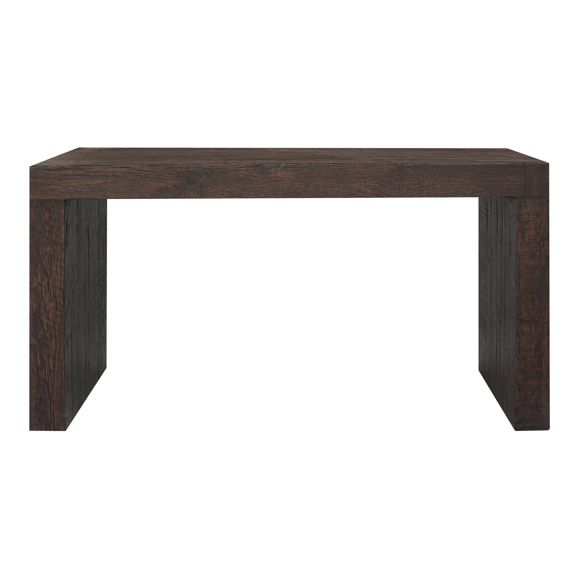 Evander Console Table Rustic Brown | Brown