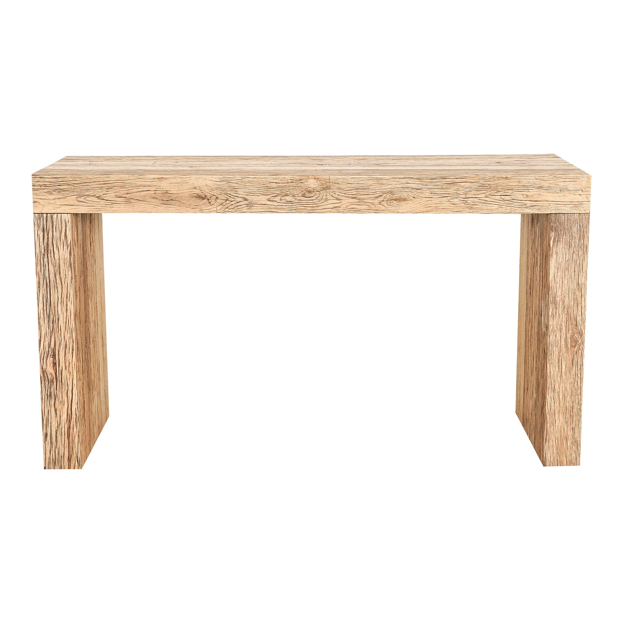 Evander Console Table Aged Oak | Natural