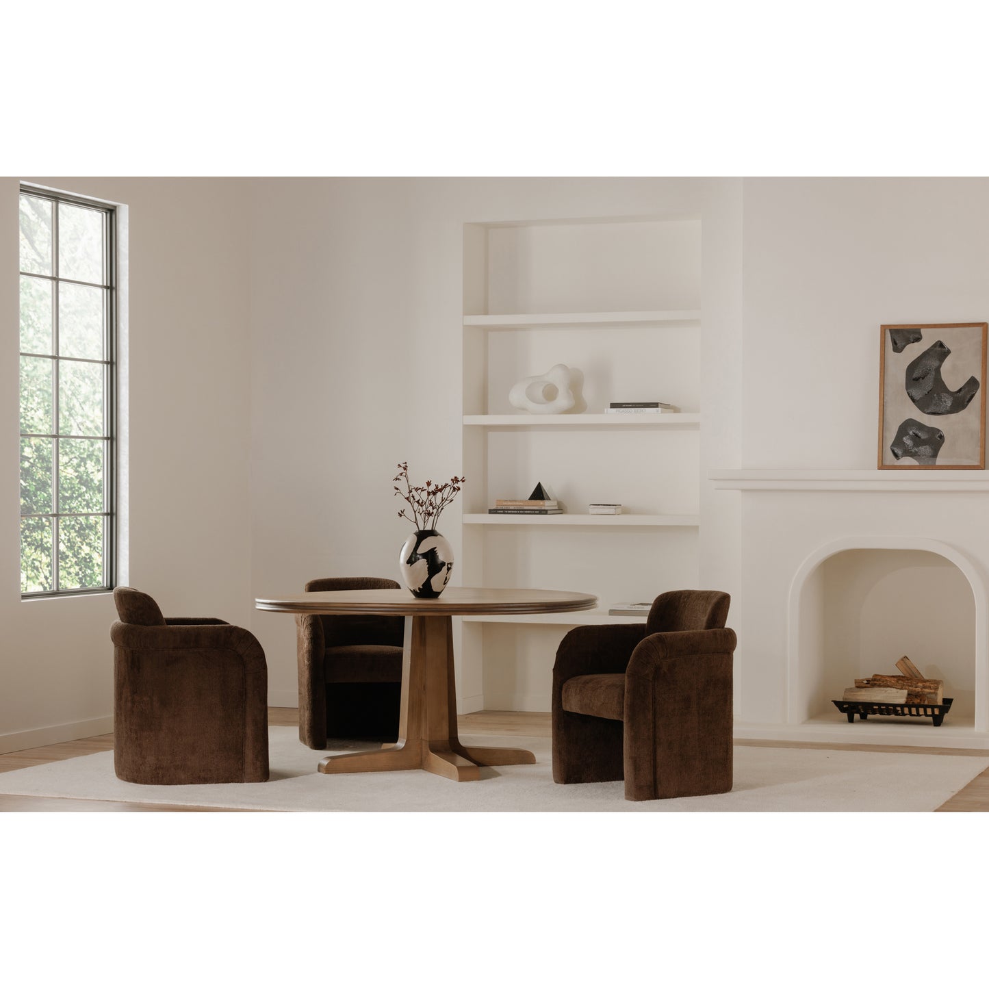 Charles Dining Table Natural by Moe's Home