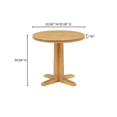 Charles Cafe Table Natural by Moe's Home