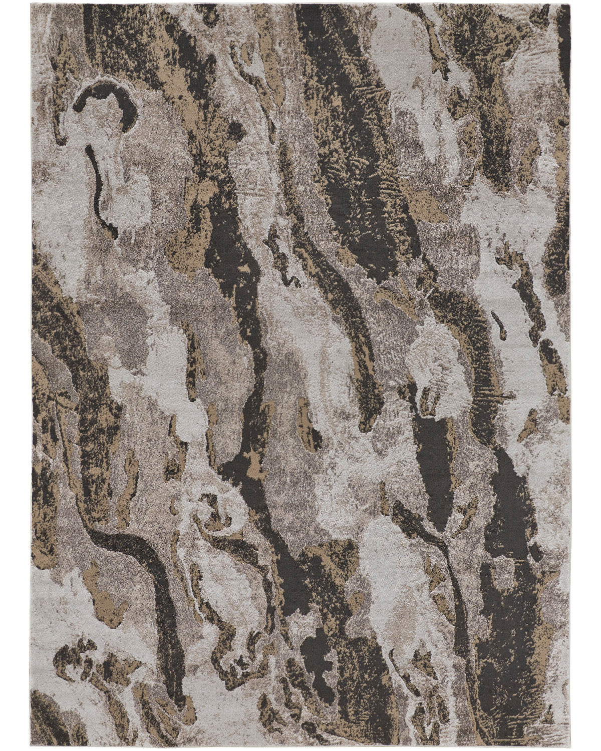 Vancouver 39FGF Charcoal/Beige Rug by Feizy
