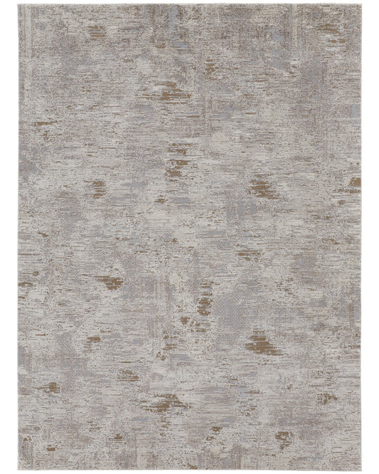Vancouver 39FHF Ivory/Charcoal Rug by Feizy