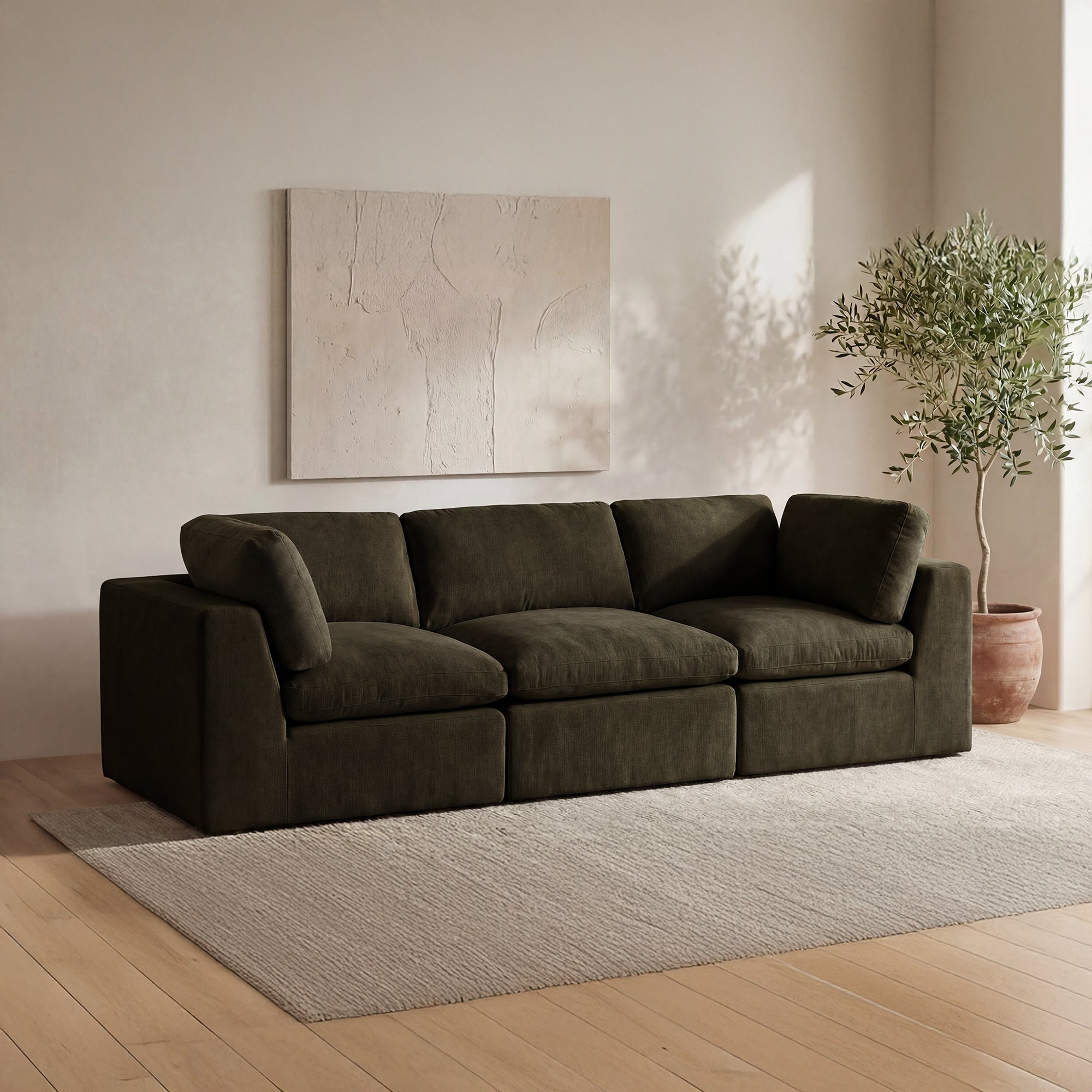 Cates Slipper Chair Dark by Moe's Home