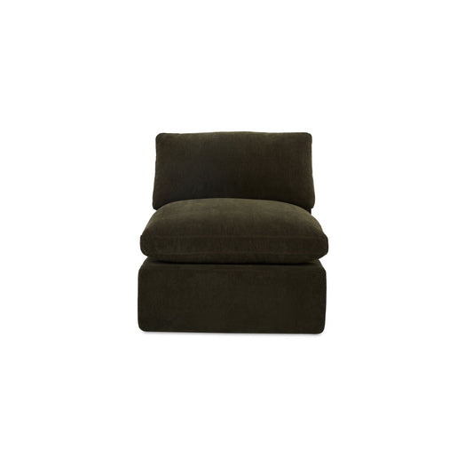 Cates Slipper Chair Dark by Moe's Home