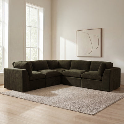 Cates Classic L Modular Sectional Dark by Moe's Home