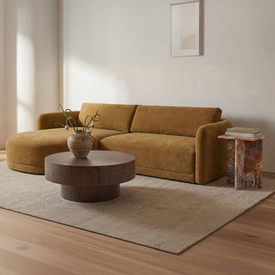 Emmy Sectional Ginger Left by Moe's Home
