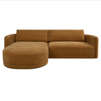 Emmy Sectional Ginger Left by Moe's Home