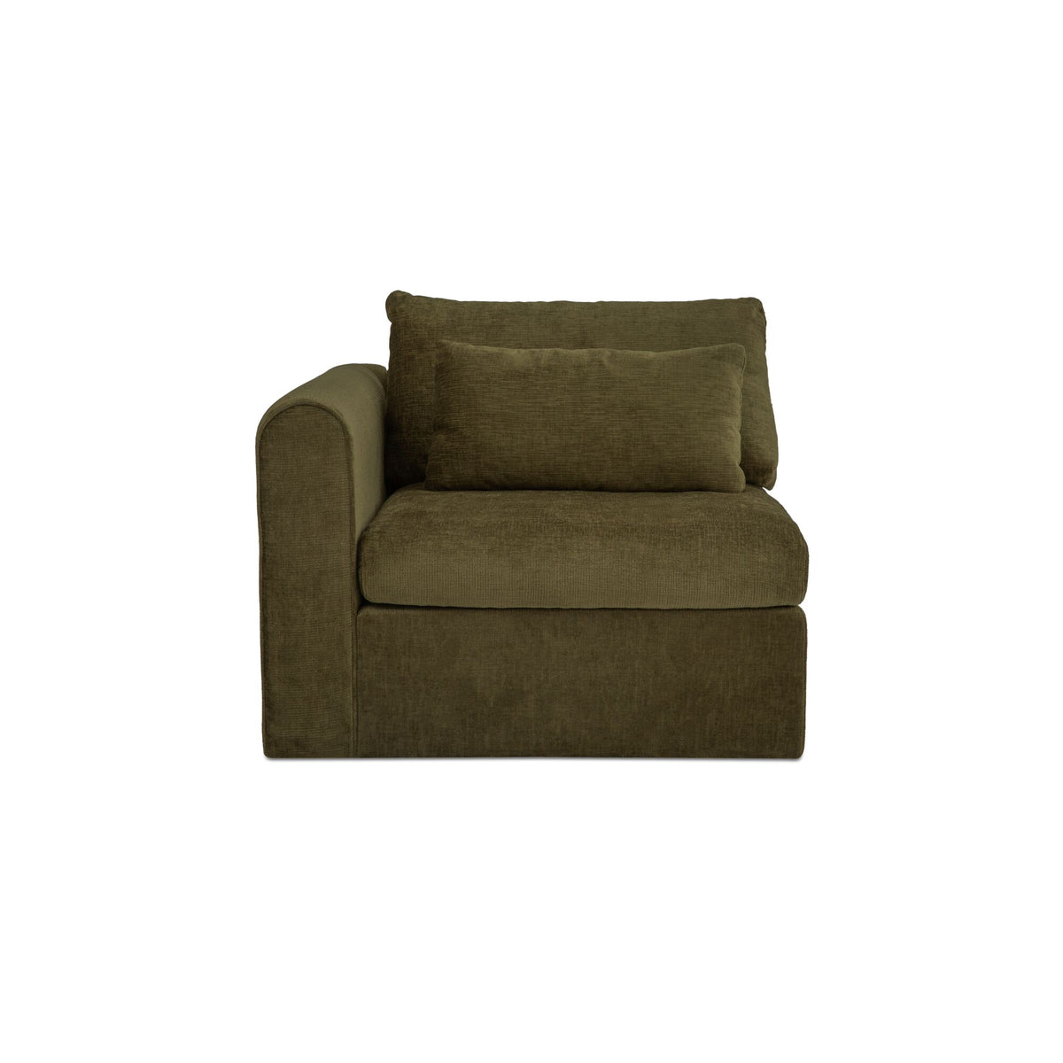 Swift Left Arm Facing Chair Dark by Moe's Home