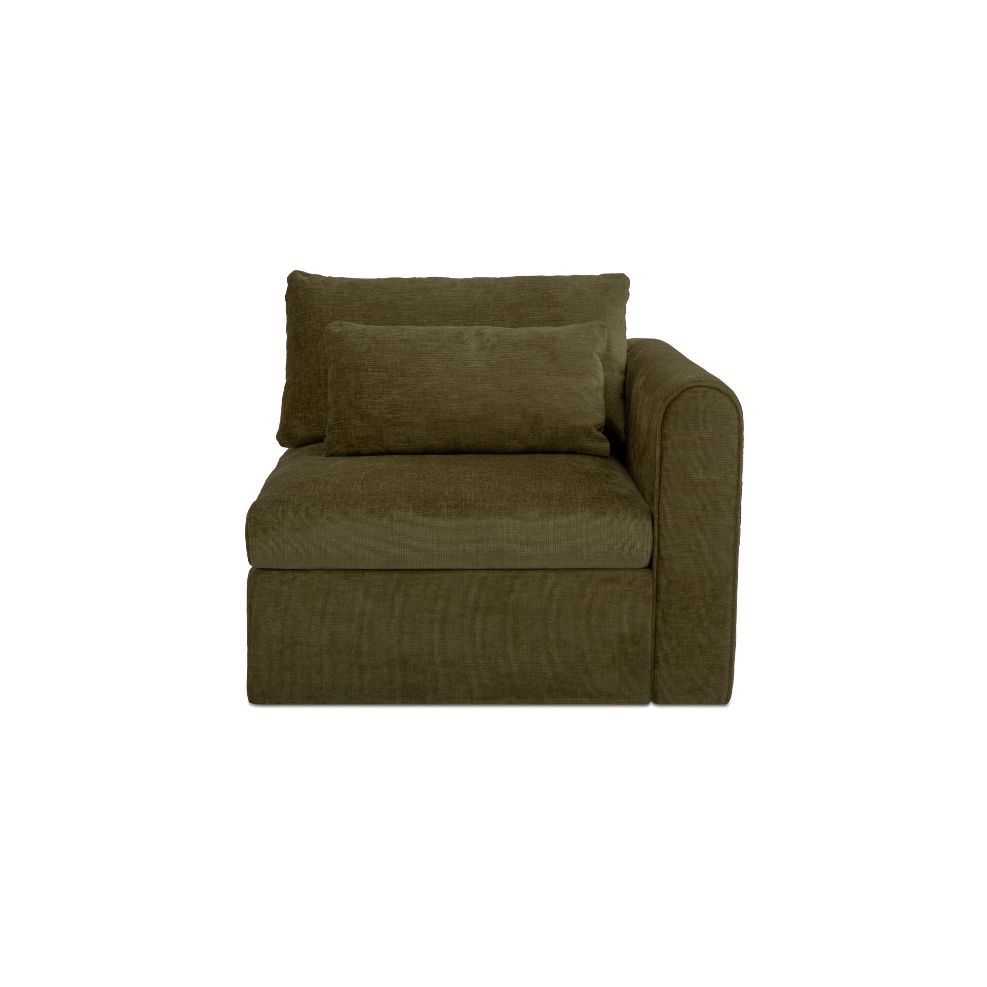 Swift Right Arm Facing Chair Dark by Moe's Home