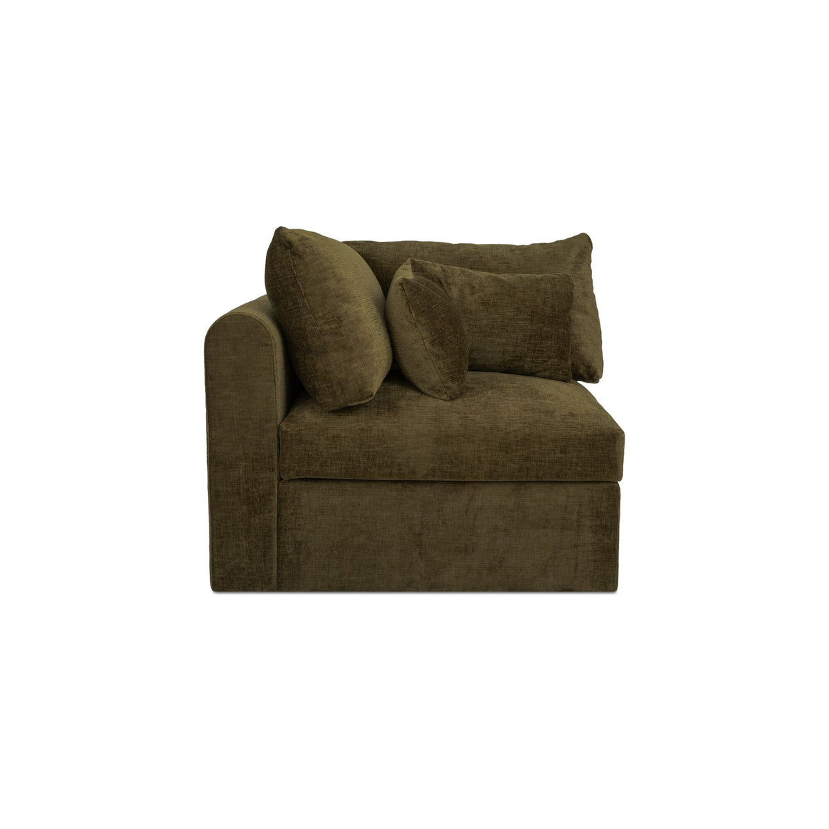 Swift Corner Chair Dark by Moe's Home