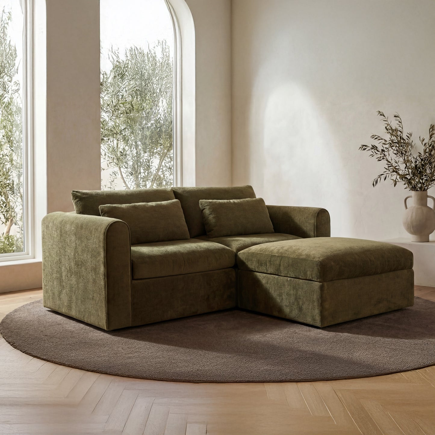 Swift Nook Modular Sectional Dark by Moe's Home