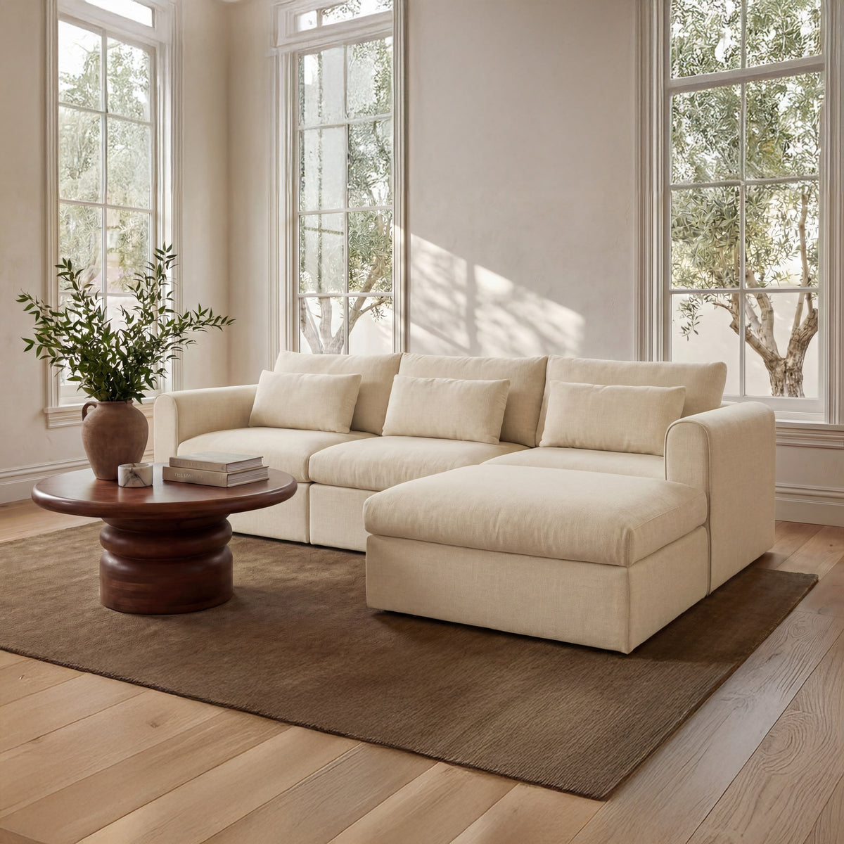 Swift Lounge Modular Sectional Light by Moe's Home