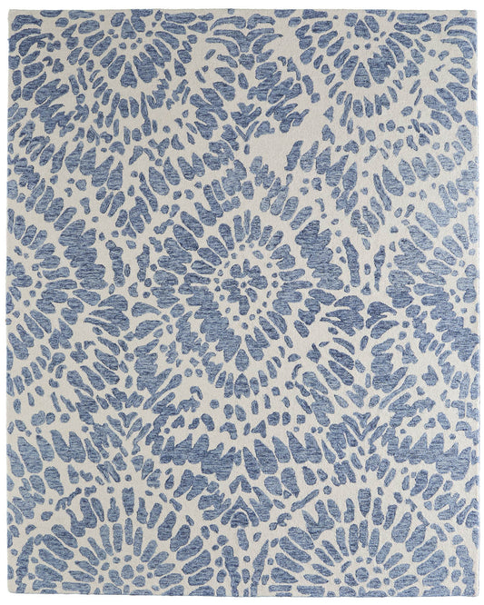 Wallace 8A39F Blue Rug by Feizy