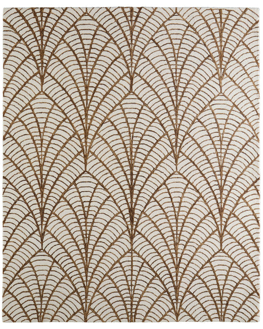 Wallace 8A44F Brown Rug by Feizy